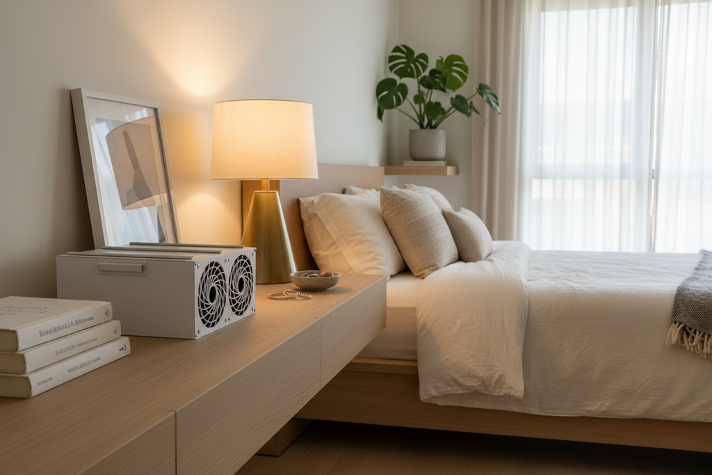Slim19 in bedroom - plant-safe version